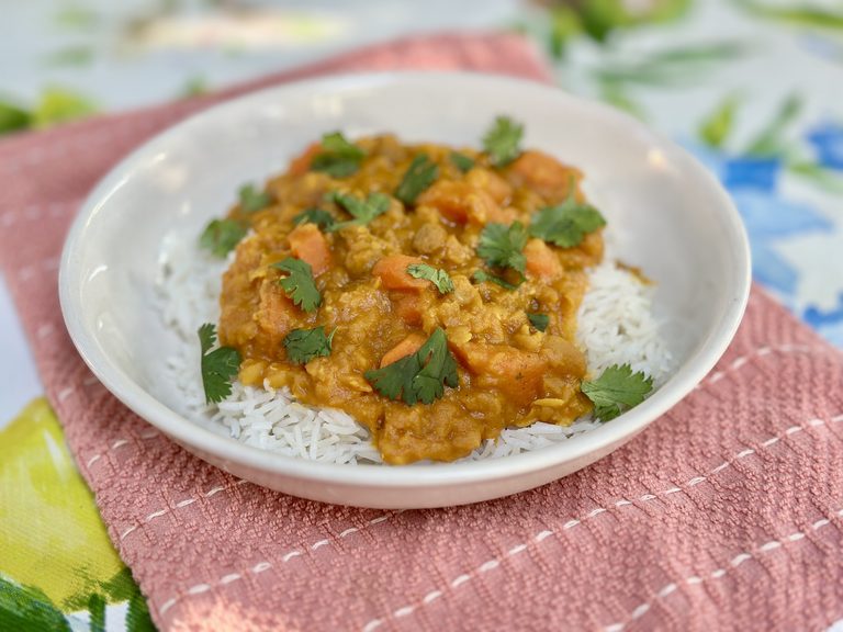 Red Lentil Coconut Stew